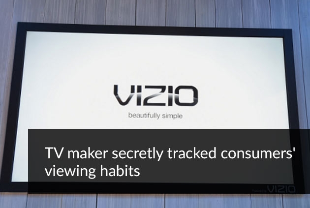 TV maker secretly tracked consumers’ viewing habits