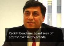 Reckitt Benckiser board sees off protest over safety scandal