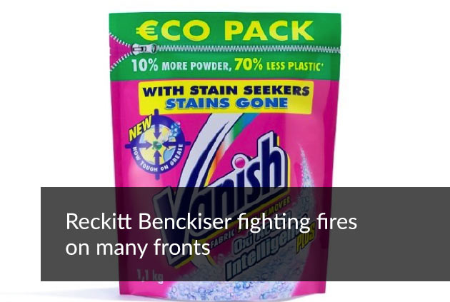 Reckitt Benckiser fighting fires on many fronts