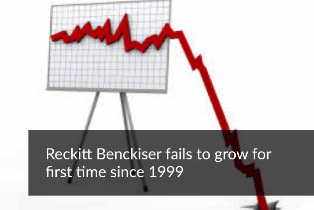 Reckitt Benckiser fails to grow for first time since 1999